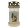Candle 3D / CD / white / apparition. Banneux