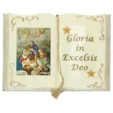 Paper / Wax Nativity 235 X H170 Mm