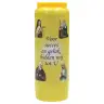 9 days candle / yellow / Voor success in geluk