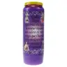 9 days candle / purple / violet perfume "humility and modesty"