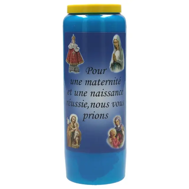 Noveenkaars / blauw / Zwangerschap ... Frans
