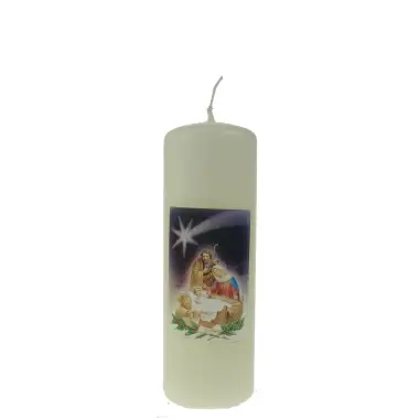 Kaars 115 X 40 mm - Kerstmis