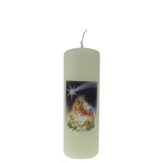 Kaars 115 X 40 mm - Kerstmis