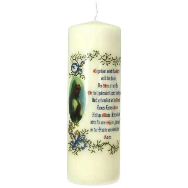 Bougie 180 X 60 Gegrusset Seist Du Maria