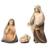 Holy Family4 Pieces for a 10 cm nativity Color