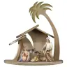Set de départ : crèche de Noël en bois Komet 12 cm (5 personnages)