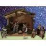 Christmas stable 11 figures 9 cm (22x12x19cm)