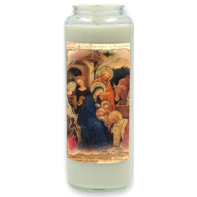 9 days candle in glas christmas