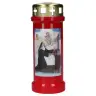 Kaars 6D / KK / rood / Heilige Rita