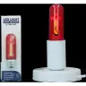 Metal white socket with LED E27 cross lamp