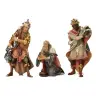 Set de trois rois mages : crèche de Noël en bois Ulrich 15 cm