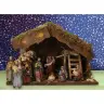 Kerststal met 11 Figuren 9 Cm (32 X 18 X H23 Cm)