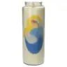 9 days candle in glas Virgin with child
