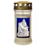 Graflicht in glas met deksel verguld - Pieta - 10 stuks / doos