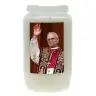 Candle 3 Days / white / Pope Leo XIV