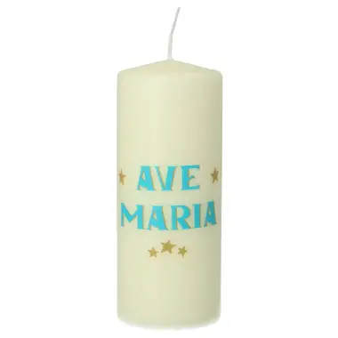 Kaars 160 x 60 ivoor kleur Ave Maria