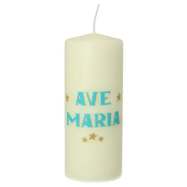 Kaars 160 x 60 ivoor kleur Ave Maria