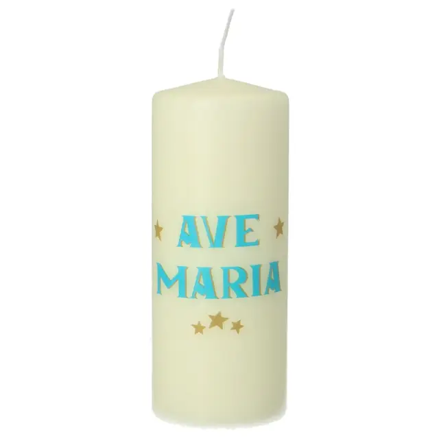 Bougie 160 X 60 Ivoire Ave Maria