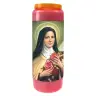 9 days candle / pink / pink perfume / St Therese prayer