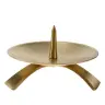 Kaarsenhouder - Diam 9.5 cm - Met Verguld
