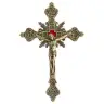 Croix Murale - 20 cm - Métal Doré