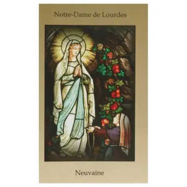 Booklet 9 days candle to Our Lady of Lourdes