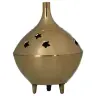 Wierookbrander in verguld messing - H 7 cm