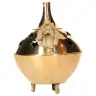 Wierookbrander in verguld messing - H 7 cm