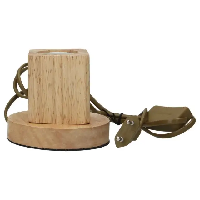 wooden socquet lamp E27