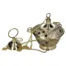 Incense burner H 10 cm Brass