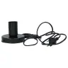 Socket in metal for cross lamp E27 - black