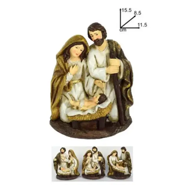 Heilige Familie 3 modellen- 15.5 cm