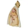 Nativité en albâtre décorée 7 x 5 x 2 cm