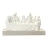 Dernière Cène 18 X 7 X H10 cm - Résine bicolore