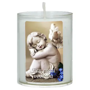 Bougie de circonstance 65 x 50 mm - Een engel voor jou
