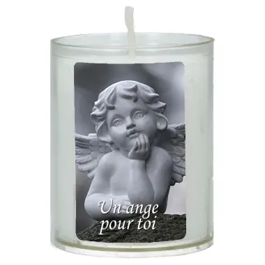 Bougie de circonstance 65 x 50 mm - Un ange pour toi