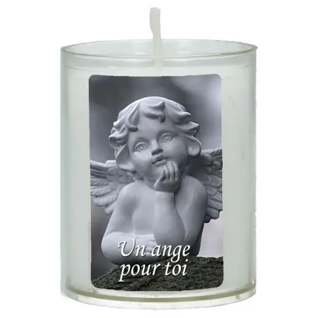 Bougie de circonstance 65 x 50 mm - Un ange pour toi