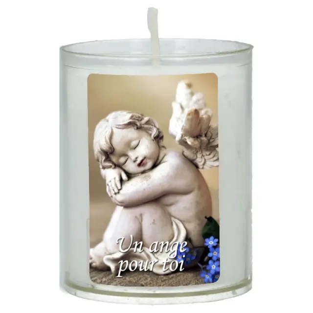 Bougie de circonstance 65 x 50 mm - Un ange pour toi
