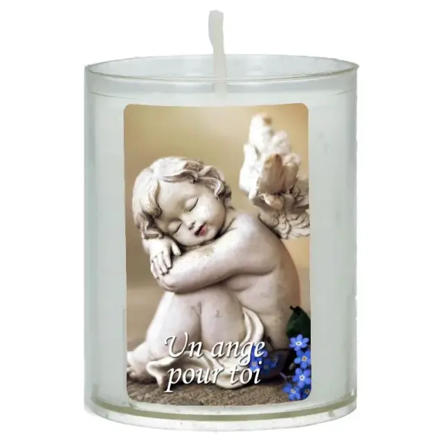 Bougie de circonstance 65 x 50 mm - Un ange pour toi