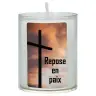 Bougie de circonstance 65 x 50 mm - Repose en paix