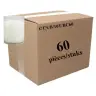 Carton de 60 Bougies 24 H - Transparent