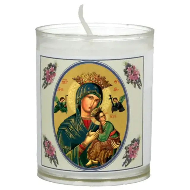 Set de 3 bougies 36 H - Perpétuel Secours - Texte 5 L