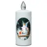 Cemetery lamp Guardian engel with 2 AA batteries included
