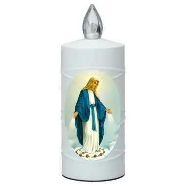 Cemetery lamp with 2 AA batteries included