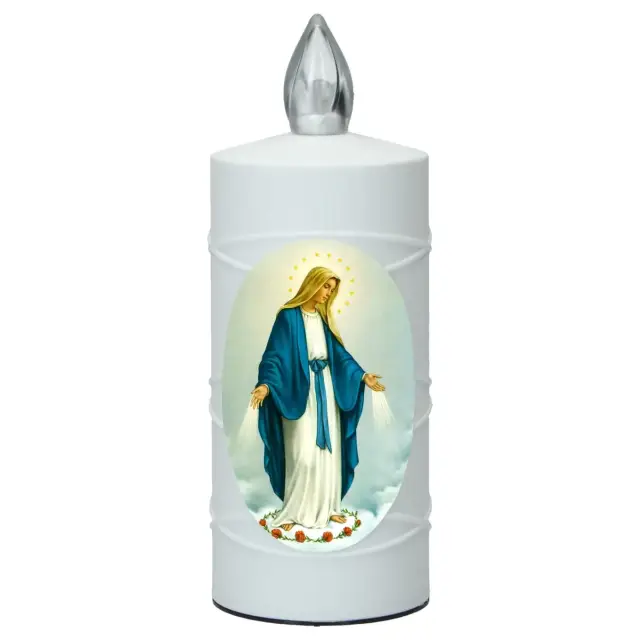 Lampe de cimetière Miraculeuse avec 2 piles AA incluses