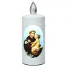Cemetery lamp Saint Anthony with 2 AA batteries included