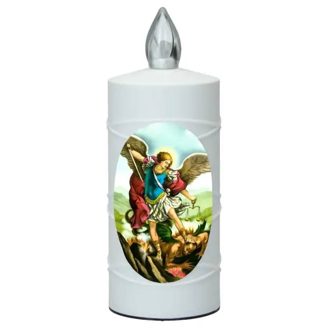 Lampe de cimetière Saint Michel avec 2 piles AA incluses