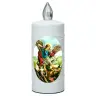 Lampe de cimetière Saint Michel avec 2 piles AA incluses