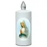 Cemetery lamp praying Lady with 2 AA batteries included