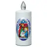 Lampe de cimetière Nativité avec 2 piles AA incluses